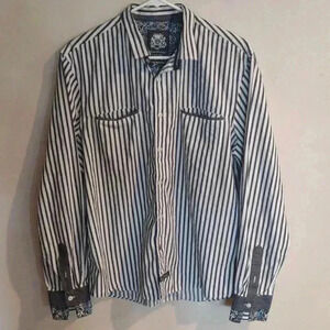English Laundry Men's Premium Cotton Shirt large‎